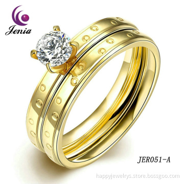 Jenia New Products Best Selling Products Unique Jewelry Plated Gold Rings For Women